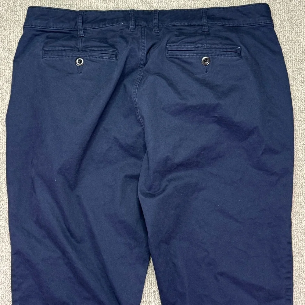 Flint and Tinder Navy Blue Slim Fit Stretch Chino Pants Men‎ Size 38x32